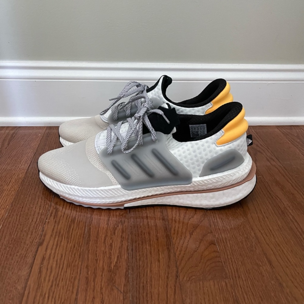 NWOB Adidas x PLR Boost "Silver Pebble" Men's Sneakers - Size 13 - Picture 4 of 13